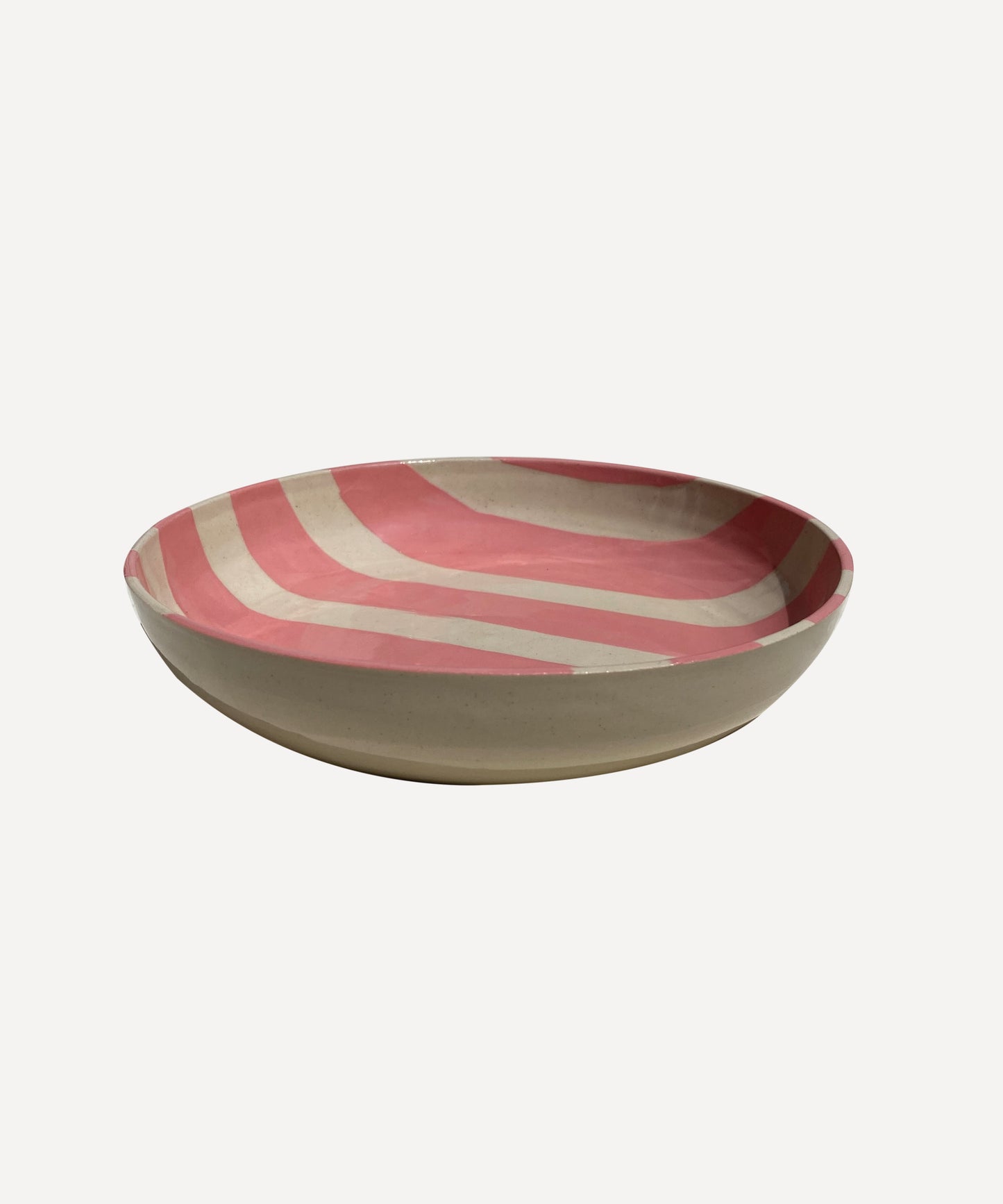 Duci Striped Bowl in Pink