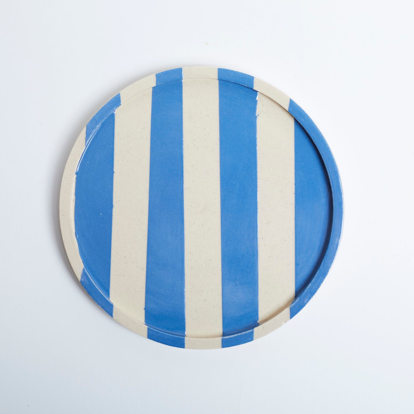Duci Striped Plate Pale Blue 15cm