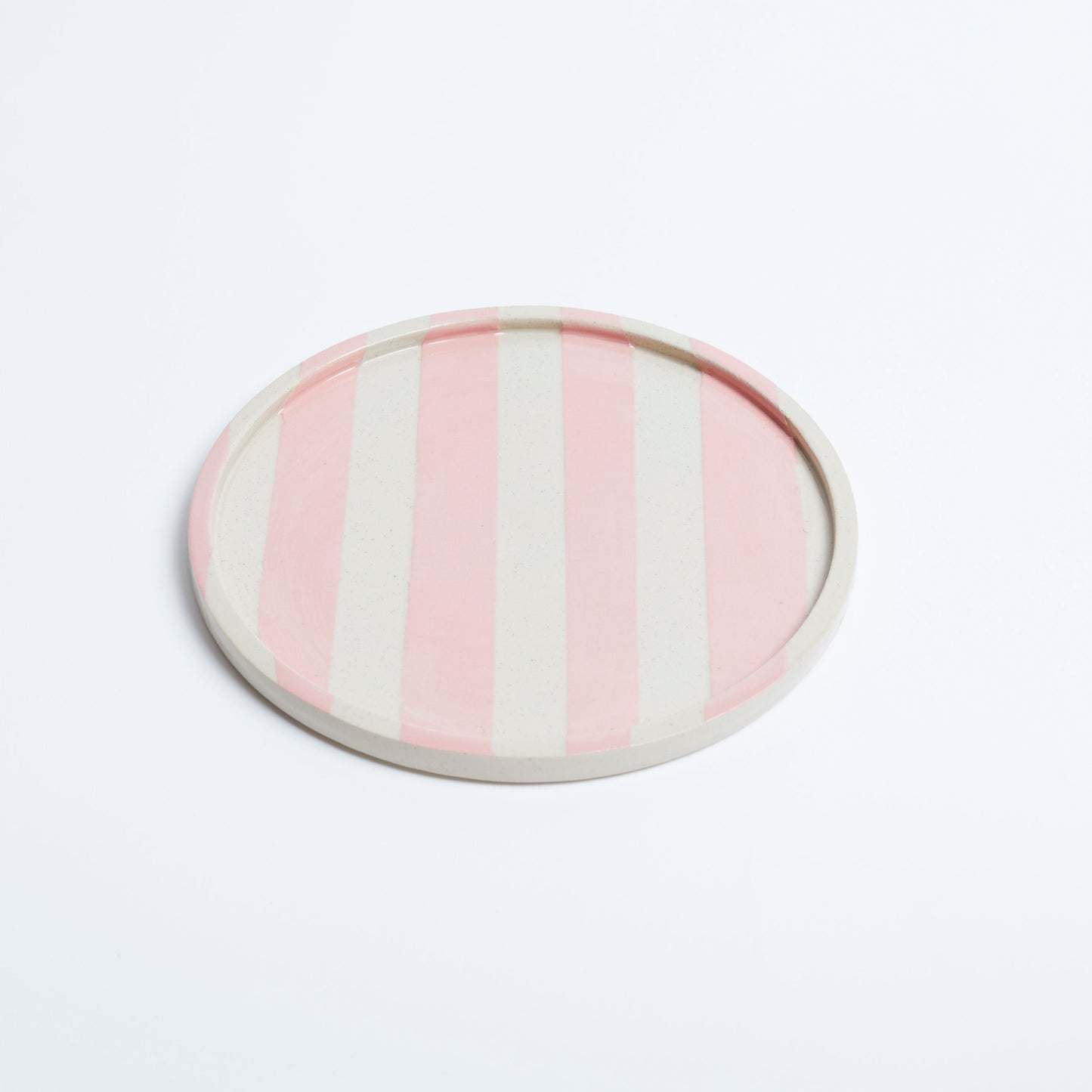 Duci Striped Plate Pink 19cm