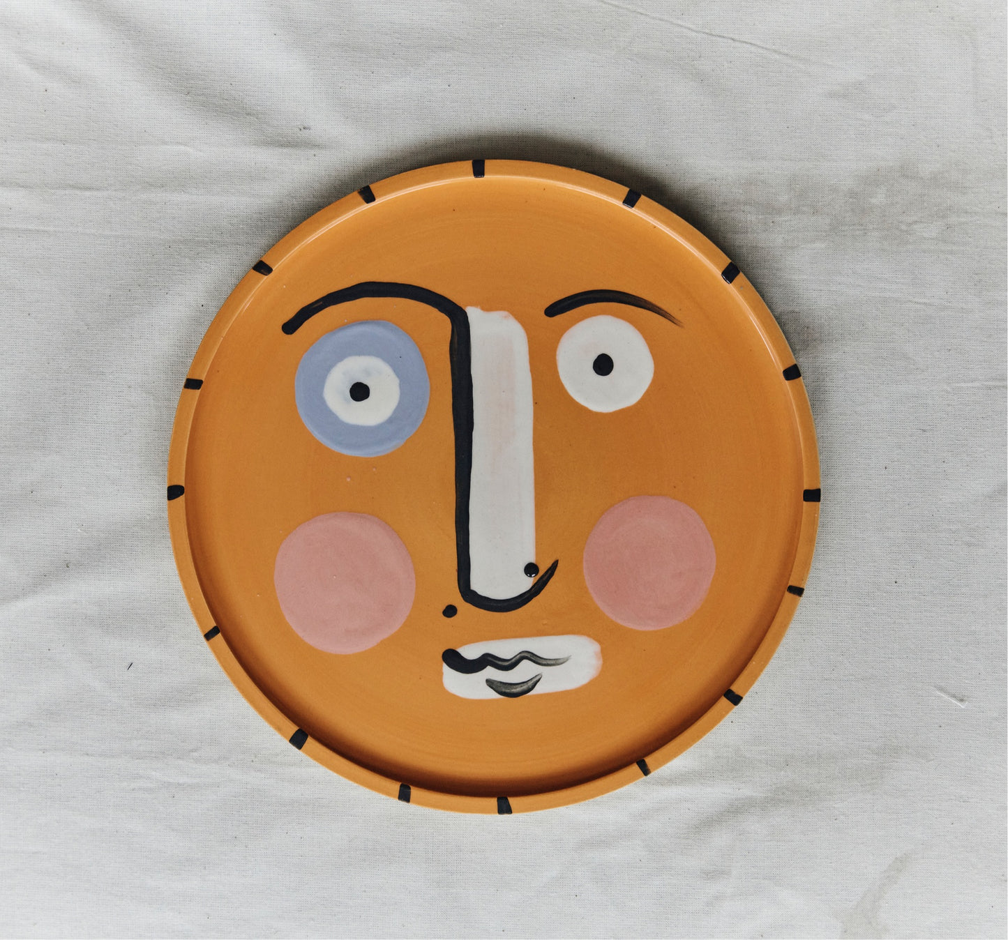 Isolation Face Plate Orange 24cm