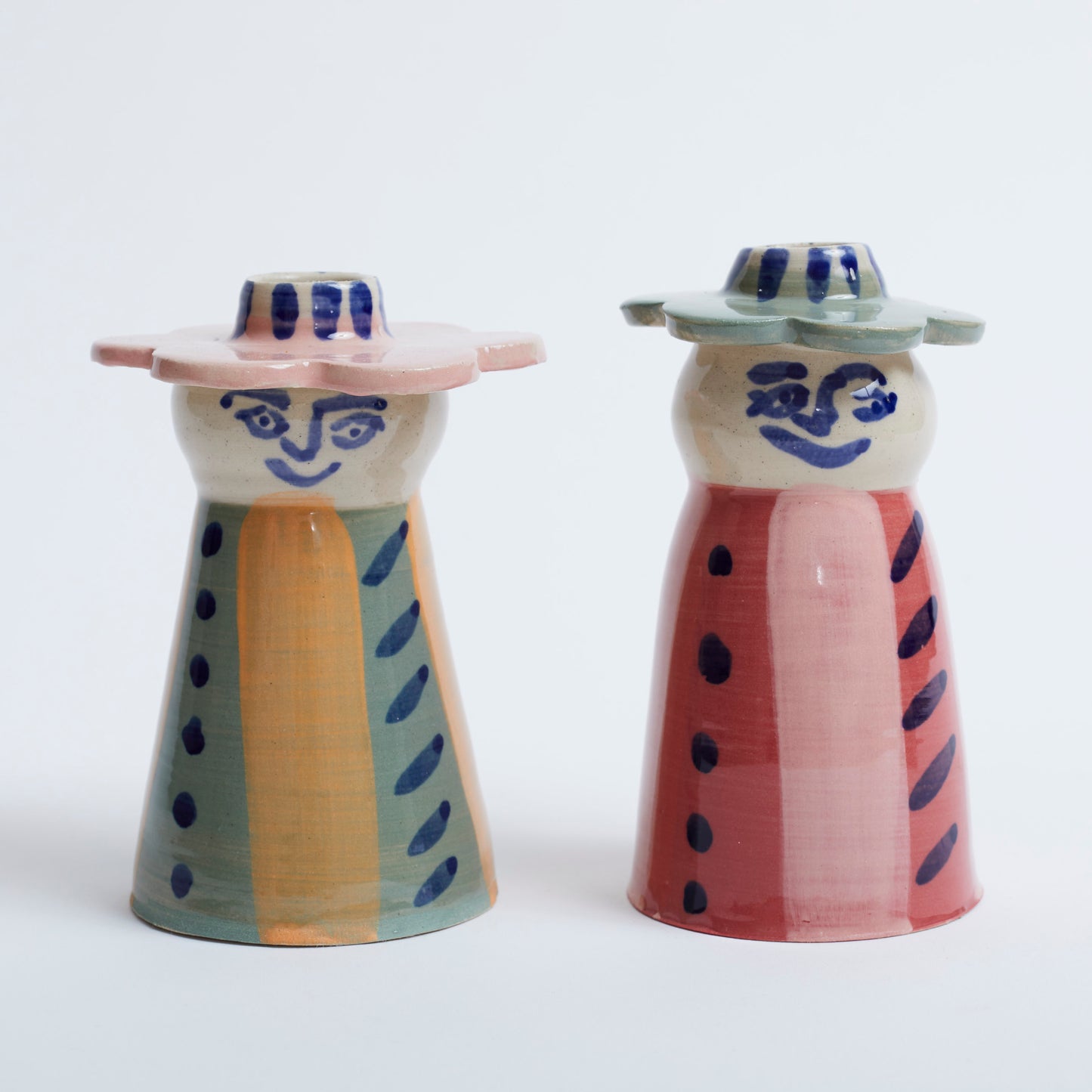 Sciacca Candle Holder Small Pair