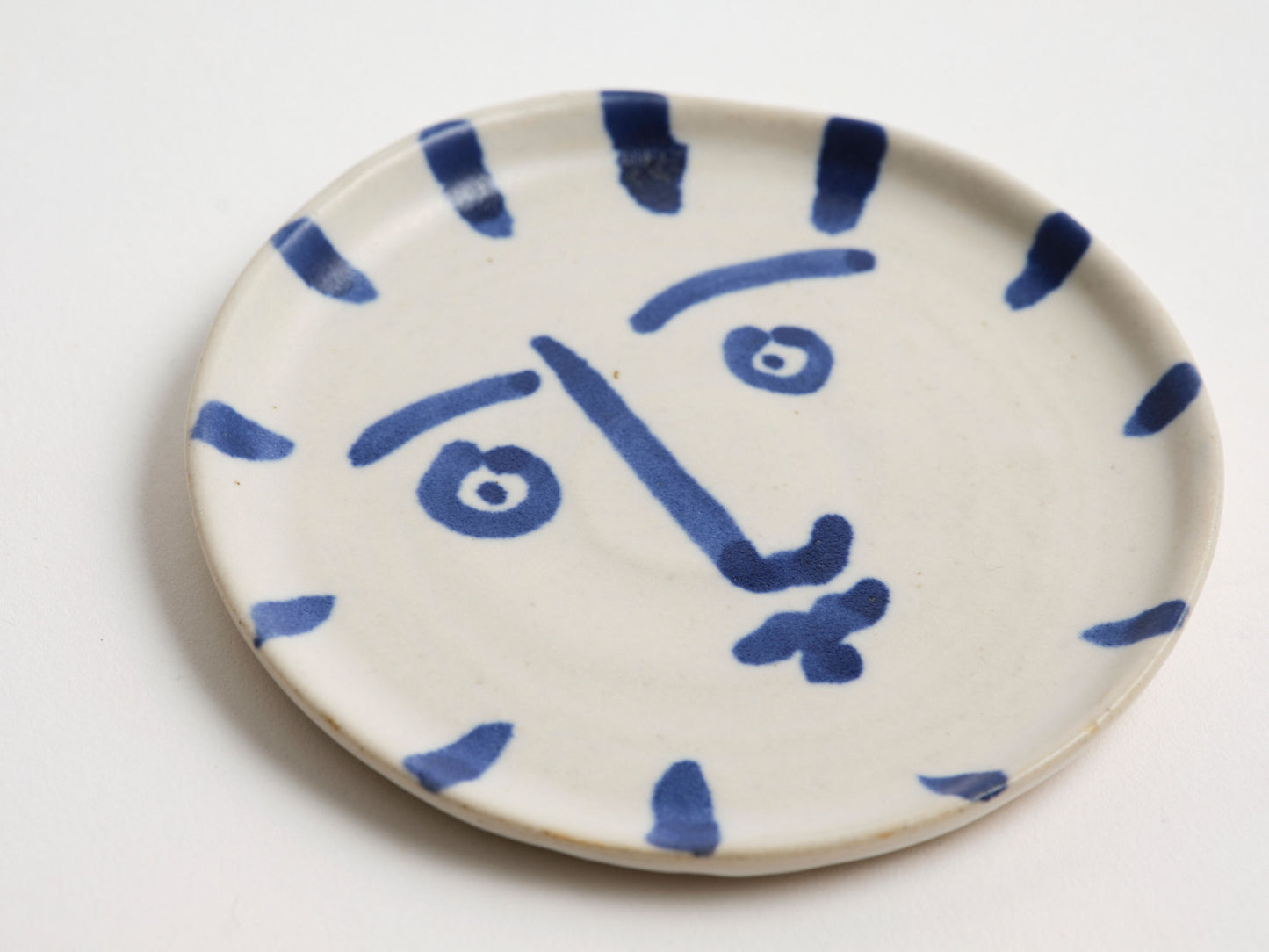 Sun Face Butter Plate