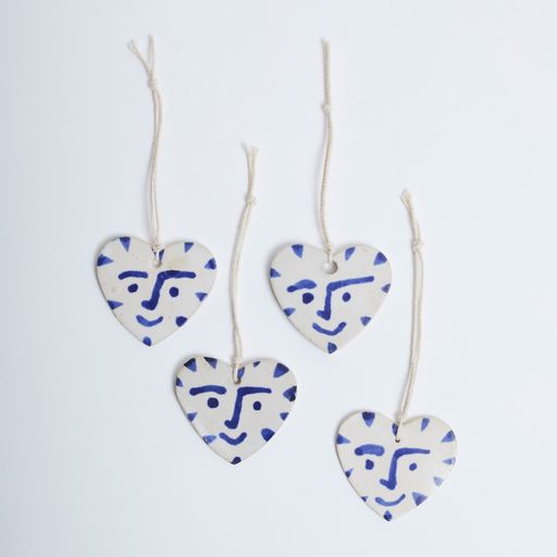 Facci Medium Hanging Heart Decoration Set
