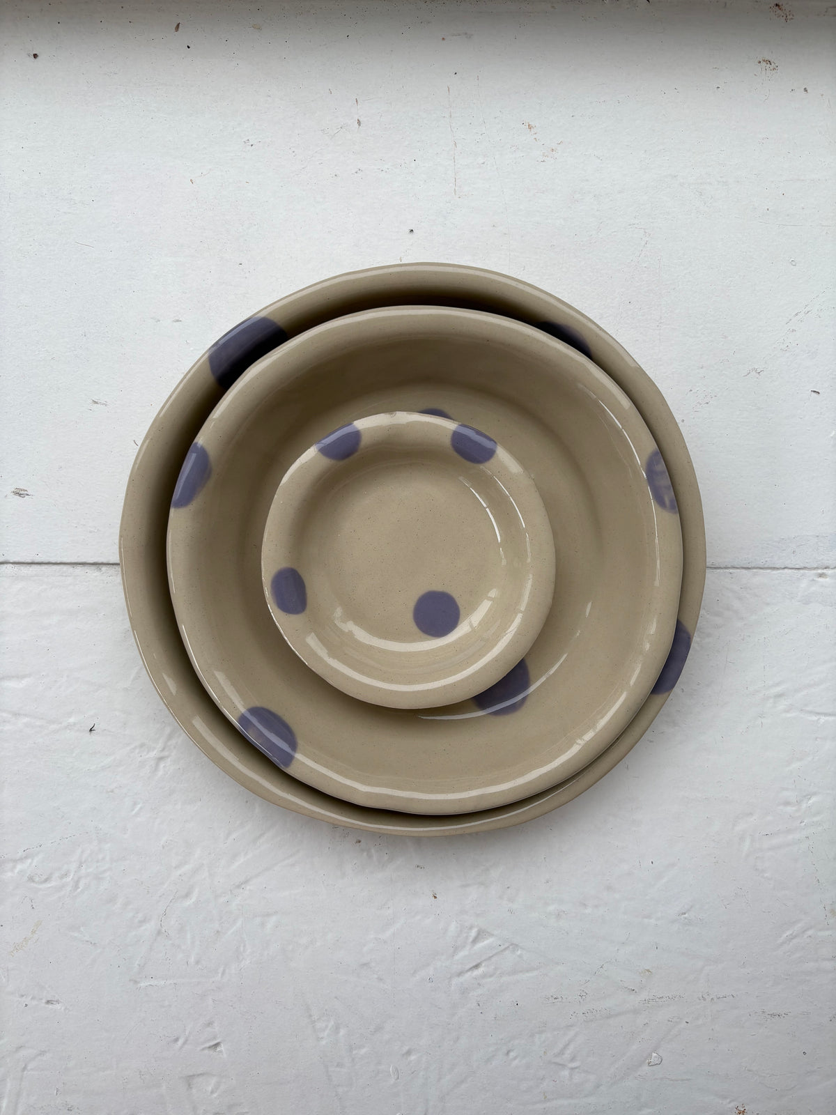 Le Dot Medium Dish in Carnation( Lilac )