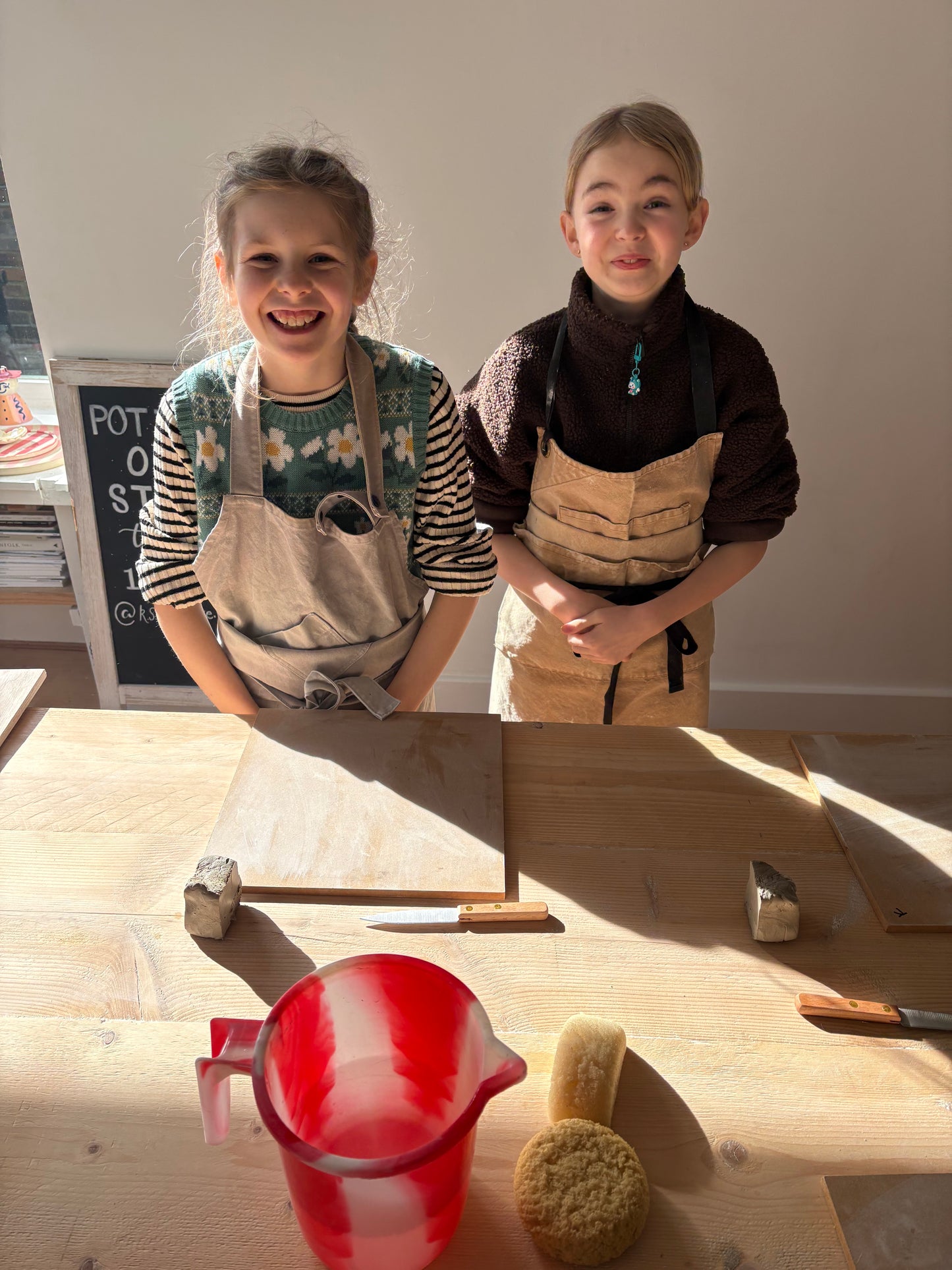 Childrens Hand building - Pottery Workshop - 14th June