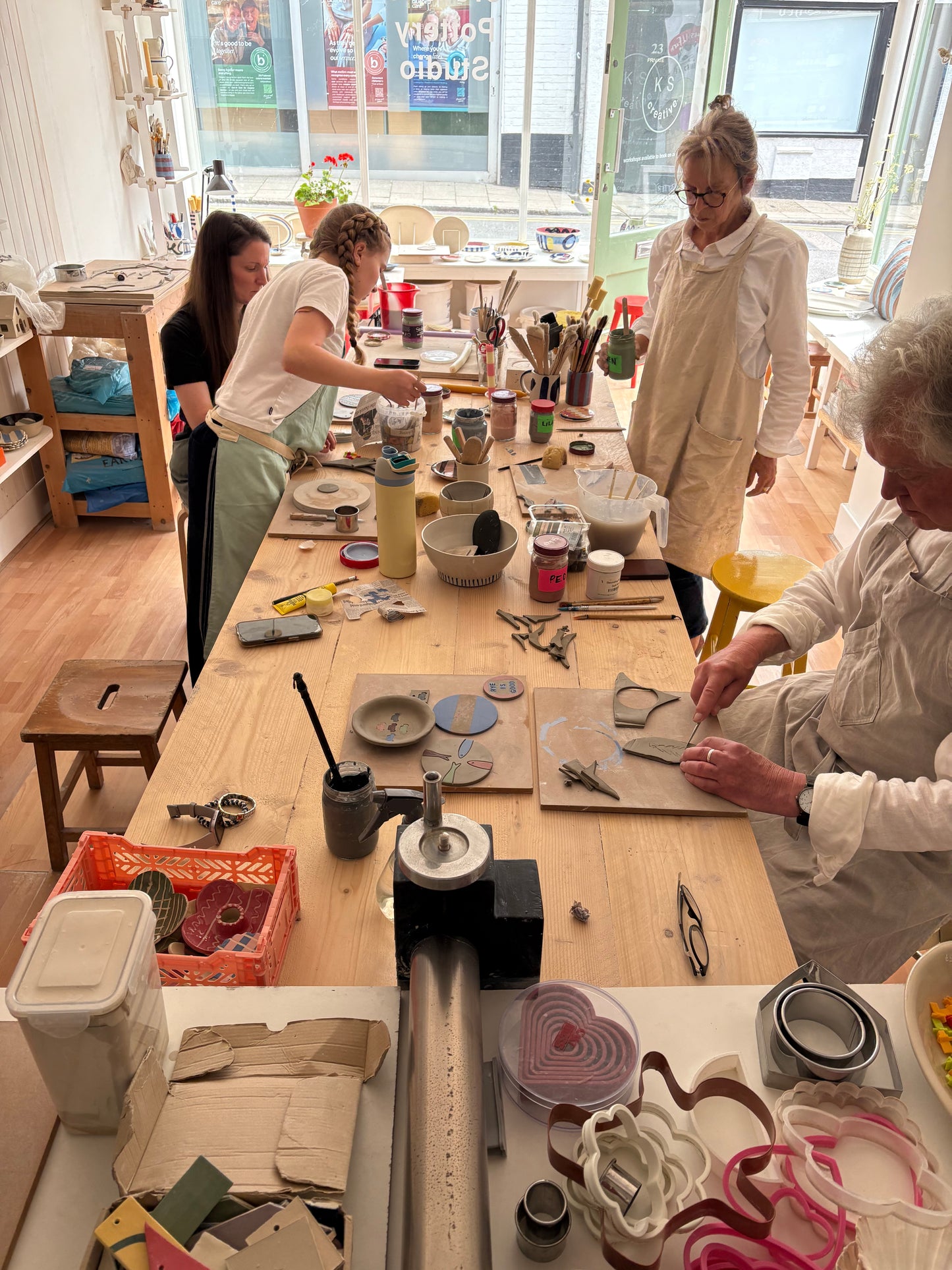 Hand building - Pottery Workshop - 25th July