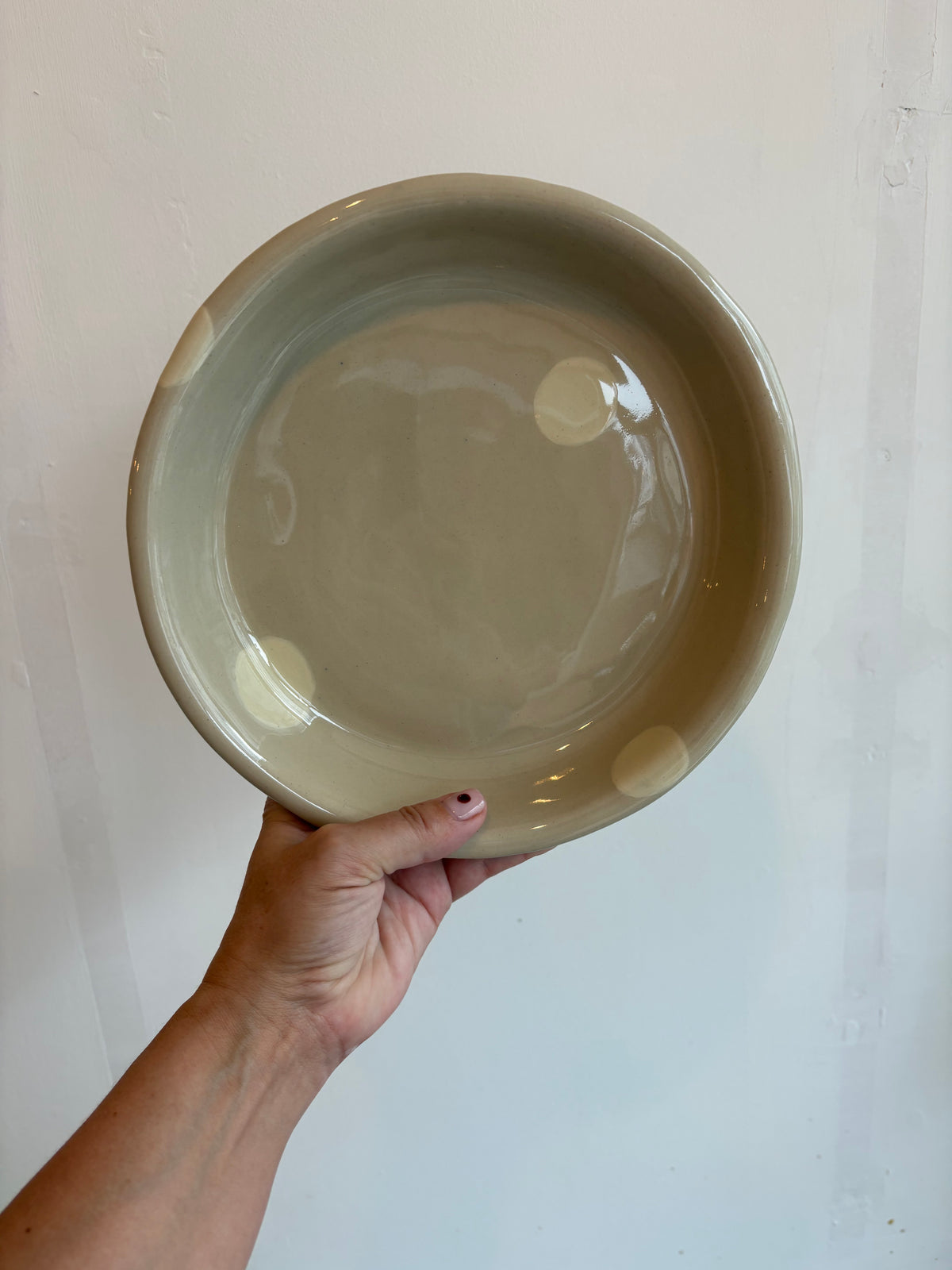Le Dot Large Dish in Carnation ( Lilac )
