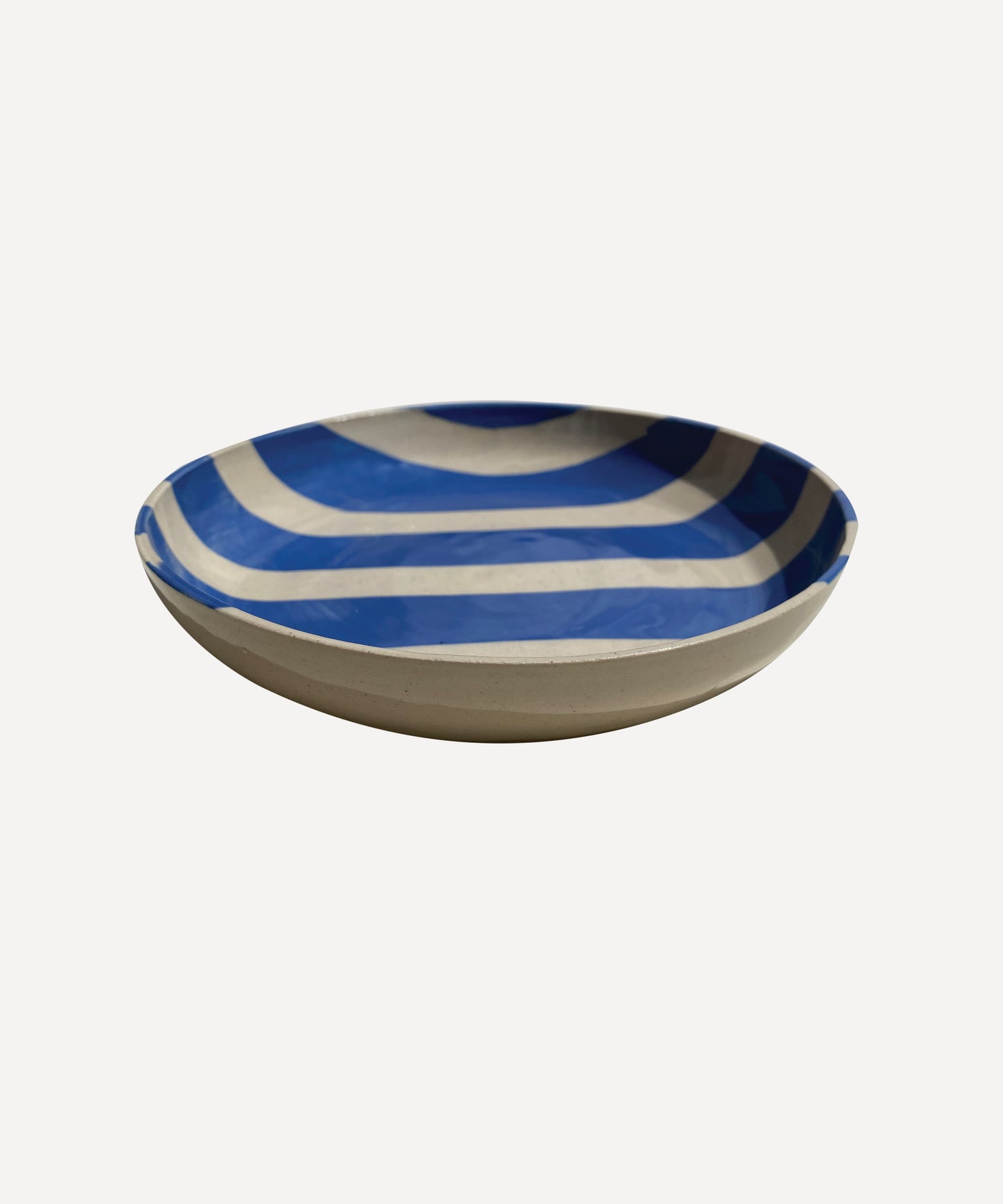 Duci Striped Bowl in Blue