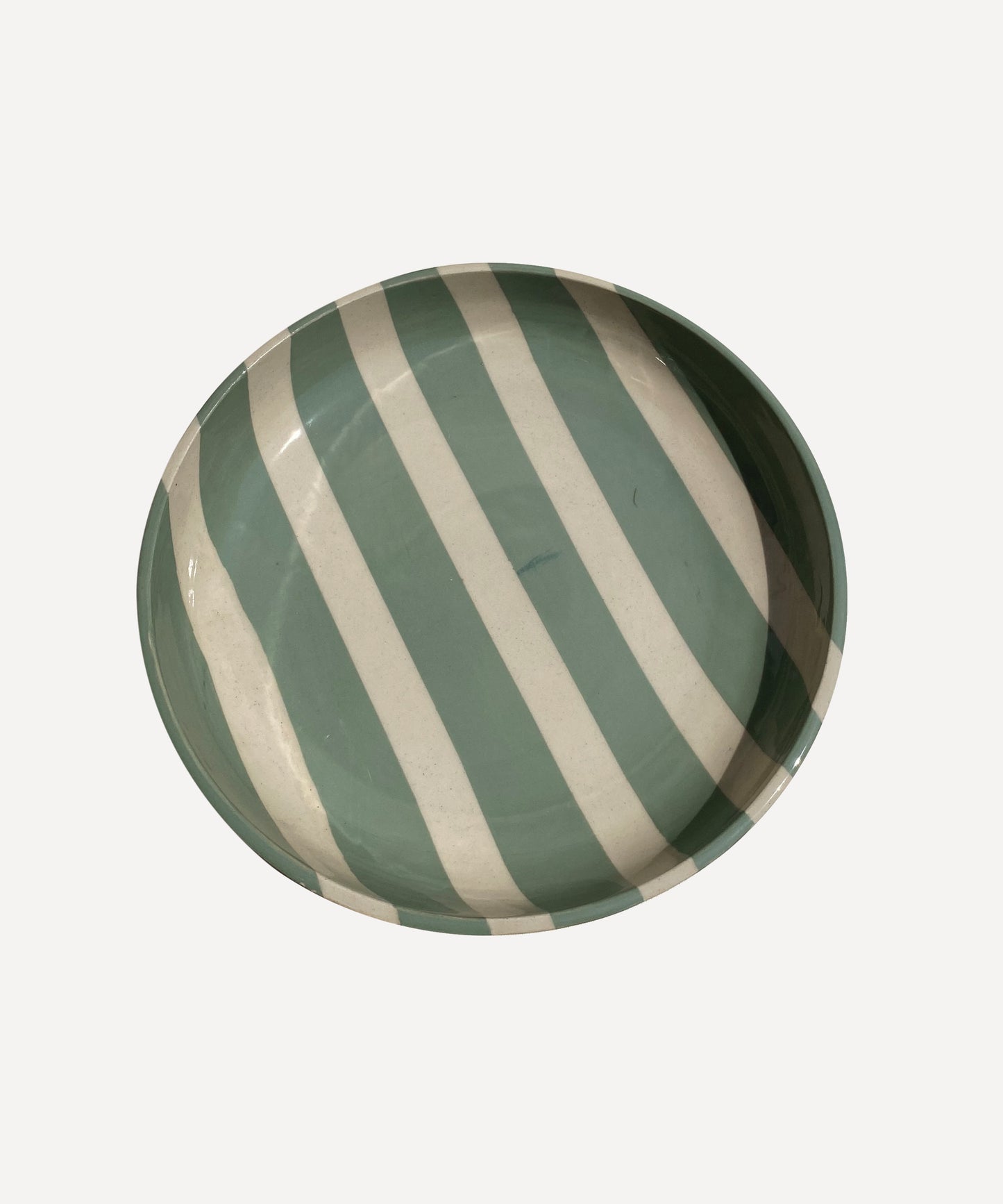 Duci Striped Bowl in Green