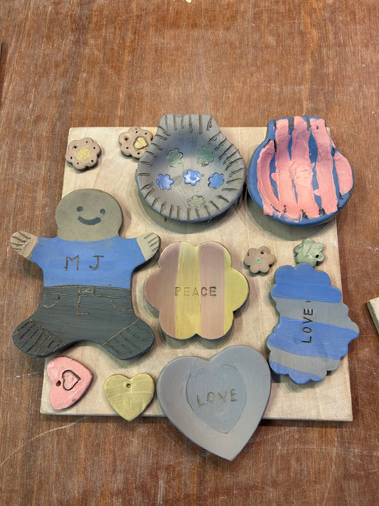 Childrens Hand building - Pottery Workshop - 14th June
