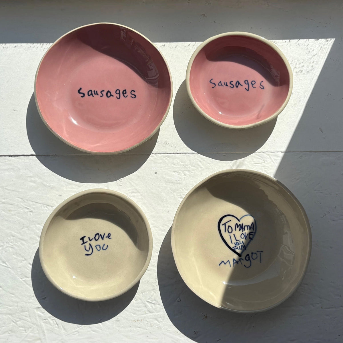 Small Love Note in Clay bowl