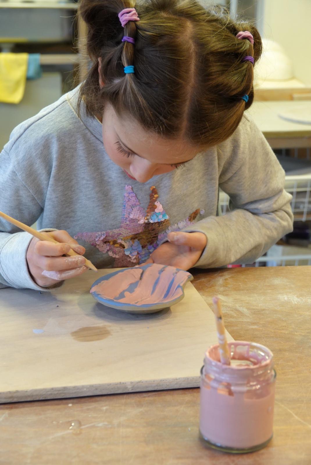 Childrens Hand building - Pottery Workshop - 14th June