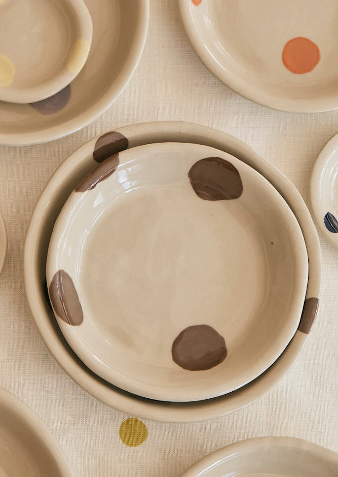 Le Dot Large Dish in Brown Sauce ( Brown )