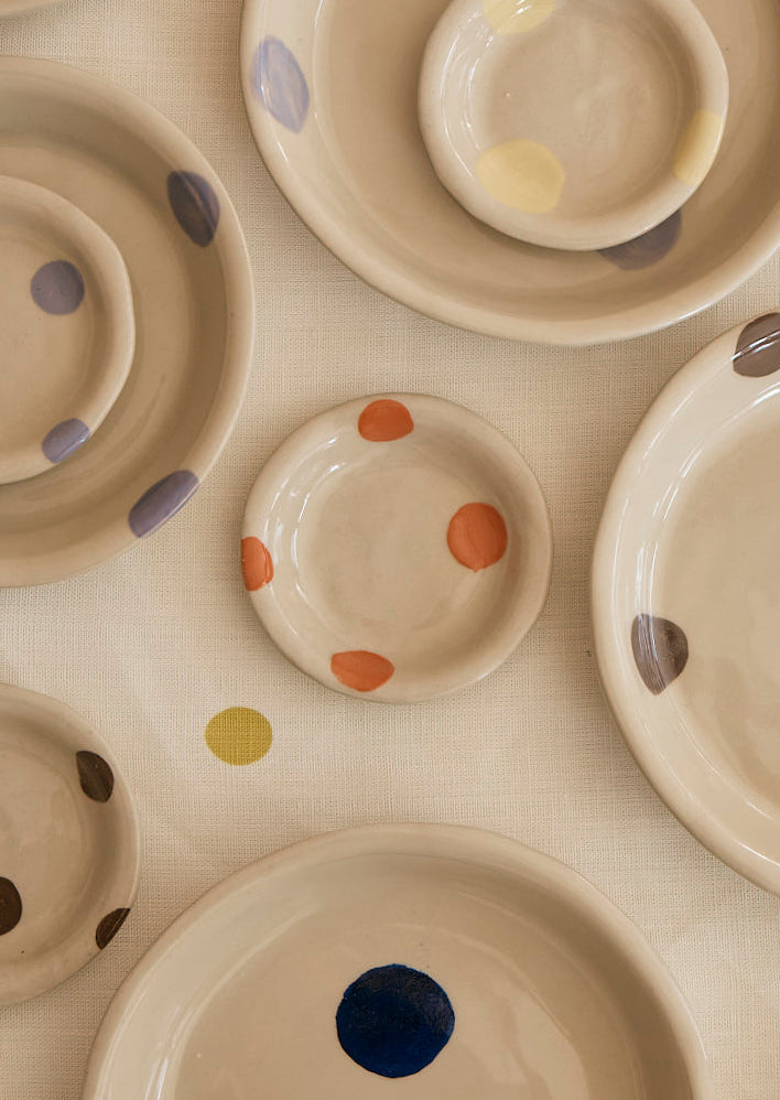 Le Dot Catchall Tray in Marigold ( Orange )