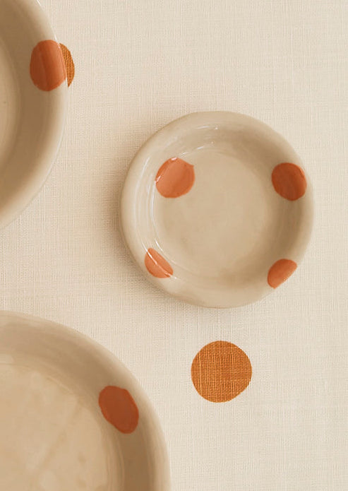 Le Dot Catchall Tray in Marigold ( Orange )