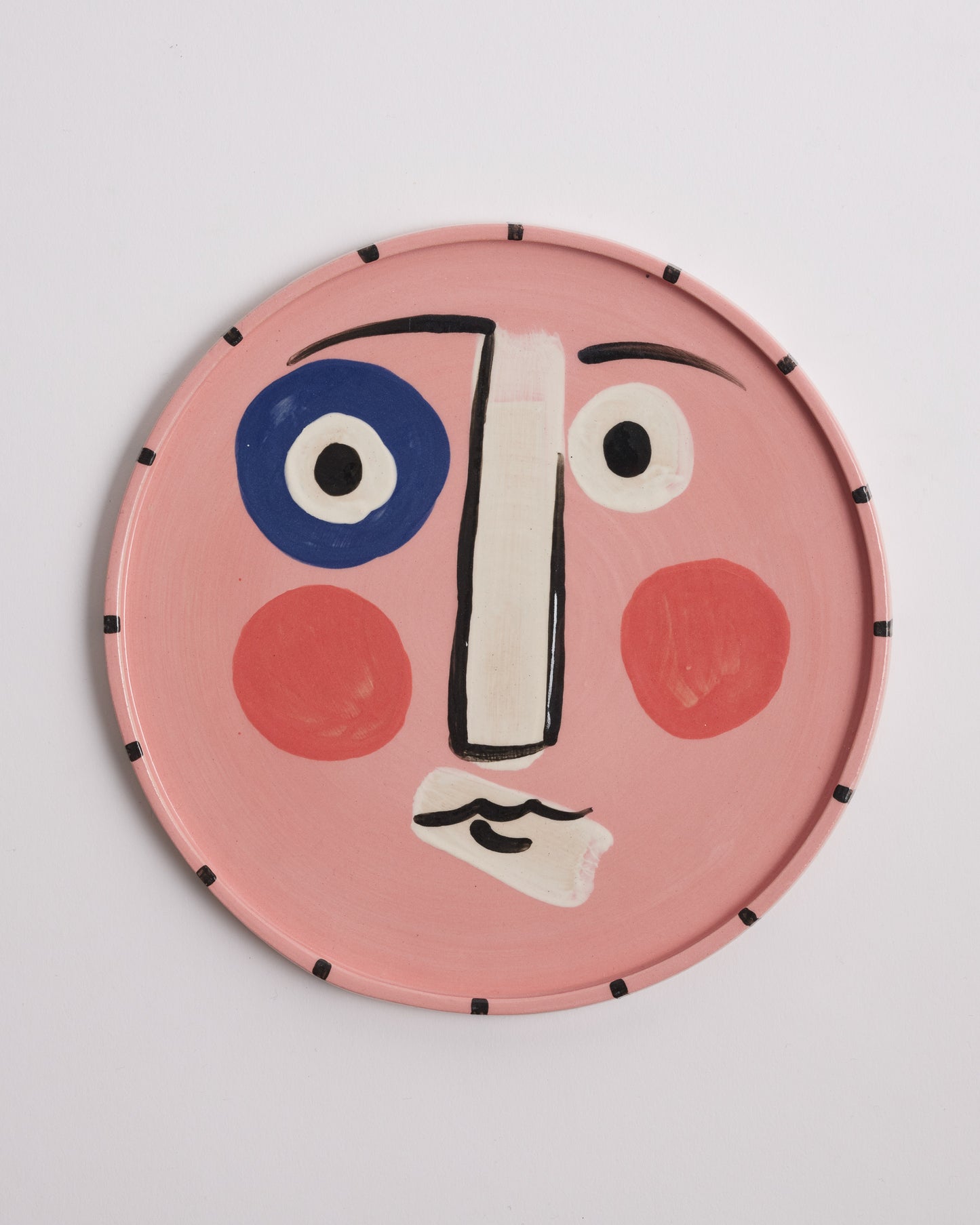 Isolation Face Plate Pink 24cm