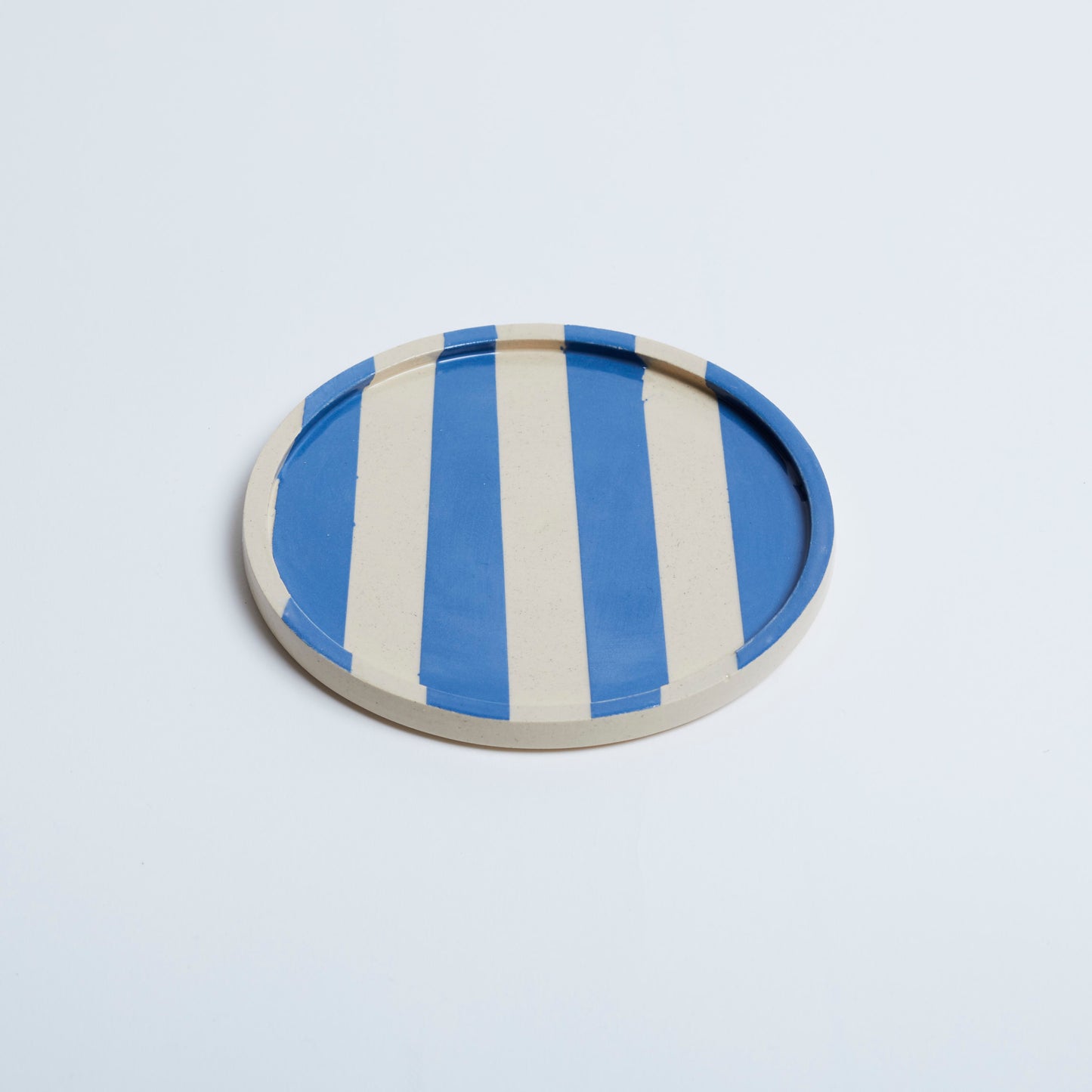 Duci Striped Plate Pale Blue 15cm