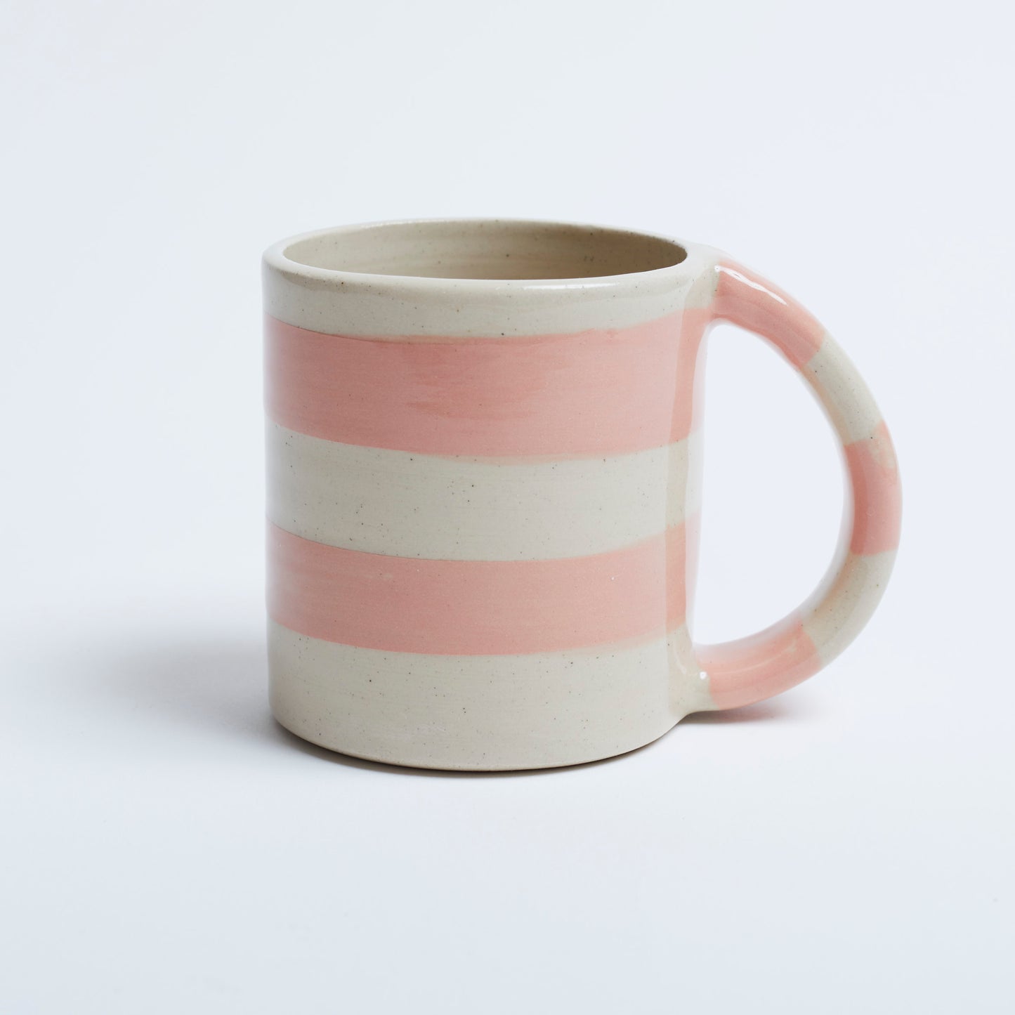 Duci Striped Mug Pink